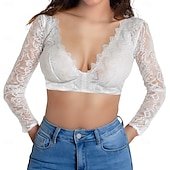 abordables Blusas-Oktoberfest Encaje Tobilleros Blusa con falda acampanada Mucama bávaro Alemán Munich prados Mujer Carnaval Fiesta Paño de estilo tradicional