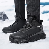 preiswerte Wanderstiefel-wasserdichte Winterwanderstiefel für Herren mit warmem Futter, rutschfeste Outdoor-Schneeschuhe für Trekking und Camping bei kaltem Wetter