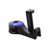 abordables almacenamiento de equipaje y viajes-2 soportes para reposacabezas de coche, gancho multifunción para asiento trasero, organizador con bloqueo para teléfono, soporte para colgar bolsas, comestibles, bolsos, abrigos y accesorios.