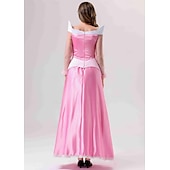 levne Dámské Kostýmy-Spící kráska Pohádka Princeznovské Popelka Šaty Cosplay kostým Plesové šaty Postavy z pohádek cosplay Filmové kostýmy for Dámské Dospělé předvečer Všech svatých Karneval Světový den knihy Výkon