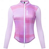 preiswerte Radtrikot Damen-WOSAWE Damen Radtrikot Downhill-Trikot Langarm Fahhrad Trainingsanzug Trikot Kompressionskleidung mit 3 Gesäßtaschen Mountainbike MTB Straßenradsport Reflektierende Streifen Rückentasche