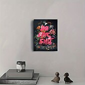 billiga Tryck-tryckmålning 1 st oramad kanvas väggkonst &#039;do epic shit&#039; poster estetisk heminredning idealisk present till vänner perfekt för vardagsrum sovrum kontor bar väggdekor perfekt för rumsinredning