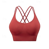 abordables Soutiens-gorge de sport &amp; gilets-Soutien-gorge Rembourré Haut de Soutien-Gorge Soutien-Gorges de Sport Femmes Soutien-Gorges de Sport ​Brassière Soutien-Gorge Top Réglable Séchage Rapide Léger Entraînement en salle Danse Course Des