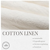 cheap Holiday-Men&#039;s Linen Pants Trousers Summer Pants Baggy Pants Elastic Cuff Solid Color Plain Comfort Breathable Full Length Casual Daily Holiday Vacation Fashion Black White Micro-elastic