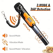 abordables Actividad al Aire Libre-Detector de metales con puntero impermeable y pantalla LCD, puntero subacuático de alta sensibilidad, puntero portátil de 3 modos.