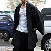 preiswerte Einfache Sweatshirts-Herren Oberbekleidung Schwarz Schalkragen Einfach Sport &amp; Outdoor Täglich Ferien Polyester Streetwear Basic Lässig Frühling Herbst Bekleidung Kapuzenpullover Sweatshirts Langarm