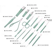 preiswerte Persönliche Pflege &amp; Gesundheit-16-in-1-Profi-Nagelknipser-Pediküre-Maniküre-Set, Nagelpflege-Set aus Edelstahl mit luxuriöser Reise-Ledertasche für dicke Nägel, Geschenk für Männer und Frauen