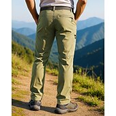 levne Spodní části-Pánské Dağcı Pantolonu turistické kalhoty Turistické kalhoty do deště Venkovní Běžný Voděodolný Větruvzdorné Lehká váha Spodní část oděvu Kapsy Černá Armádní zelená Outdoor a turistika Běh S M L XL