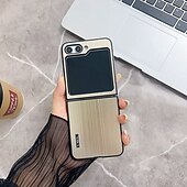 Недорогие Чехлы для Samsung-телефон Кейс для Назначение SSamsung Galaxy Z-флип 6 Z Flip 5 Z Flip 4 Z Flip 3 Кейс на заднюю панель Защита от удара Ретро