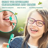 levne Osobní péče a zdraví-26 ks mini zubních kartáčků 5 v 1 &amp;nit &amp;škrabka na jazyk &amp;sada párátek jednorázová cestovní sada s měkkými štětinami pro péči o ústní dutinu, jednotlivě balená pro domácí použití v hotelu
