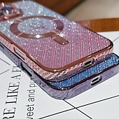 olcso iPhone-tokok-telefon Ügy Kompatibilitás iPhone 16 15 14 Pro Max Plus iPhone 16e iPhone 13 Pro Max Fekete tok zsinórral Vezeték nélküli töltés támogatása Nem sárgul Színátmenet Szénrost
