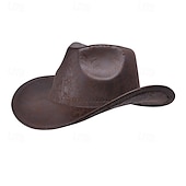 levne Klobouk Fedora-Pánské Sluneční klobouk Párty Čapka Divoký klobouk Černá Khaki Polyester Vinobraní Módní Na běžné nošení ulice Denní Pevná barva Proti sluci Prodyšné