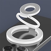 baratos acessórios de perfuração-Suporte magnético para celular de dupla face - forte sucção para carro/mesa, ajustável em 360 graus, compatível com capas das séries iPhone, Samsung, Google e Moto