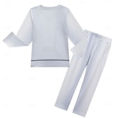 voordelige Jongenskostuums-Meneer Wolf Outfits Avonturenfilm Cosplay for Jongens Kinderen Halloween Carnaval Prestatie Educatieve aankleedspelletjes Schoolfeest aankleden