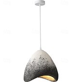 お買い得  ペンダントライト-わびさび北欧ペンダントライト、高さ30cm、温白色光、E26 E27、調節可能なチェーン