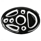 cheap Outdoor Activity-Inflatable PVC Floating Bar for Pool Parties - Multi-Hole Cup Holder &amp; Snack Tray Durable Black Drink Station for Outdoor Swimming Events Inflatable Pool Float Summer Party Essentials