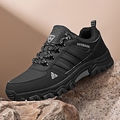 頑丈なトレッドを備えたメンズアウトドアハイキングシューズ、ウォーキング、キャンプ、荒野の旅行に最適な通気性のあるトレイルスニーカー お買い得  メンズスニーカー-頑丈なトレッドを備えたメンズアウトドアハイキングシューズ、ウォーキング、キャンプ、荒野の旅行に最適な通気性のあるトレイルスニーカー