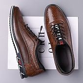 abordables Baskets-Baskets décontractées en similicuir texturé pour homme – chaussures à lacets légères pour la marche quotidienne, les voyages et le style urbain du week-end