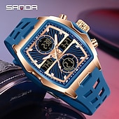 Недорогие Цифровые часы-SANDA подарок для женщин и мужчин цифровые часы большой циферблат спортивные часы на открытом воздухе повседневные светящиеся часы-стоп будильник таймер силиконовые часы