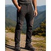 preiswerte Unterteile-Herren Wanderhosen Regenhose zum Wandern Softshellhosen Patchwork Außen Normale Passform Wasserdicht Winddicht Unterteile Schwarz Camping / Wandern Laufen S M L XL XXL