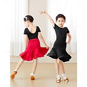 economico Abbigliamento balli latino-americani-Gonne asimmetriche a spina di pesce con fianchi da ballo latino per ragazze che ballano salsa tango samba
