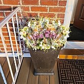 economico Piante e Fiori Artificiali-6 bouquet di margherite selvatiche artificiali, fiori di campo artificiali resistenti ai raggi UV per esterni, piante verdi all&#039;ingrosso per decorazioni da vaso, decorazioni primaverili per la casa