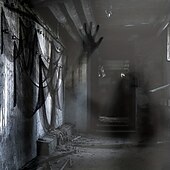 levne Halloween-1 ks halloweenská černá strašidelná látka - strašidelná látka, halloweenská dekorace (3072 palců), vánoční halloweenský dárek na Den díkůvzdání, velikonoční dárek