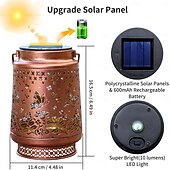 economico Luci paesaggistiche-1 lanterna di proiezione in metallo a forma di farfalla solare impermeabile per esterni, cortile, giardino, sentiero, prato, terrazza, luce decorativa
