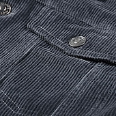 cheap Cargo Jackets-Men&#039;s Corduroy Jacket Cargo Jacket Casual Jacket Vacation Daily Pocket Fall Winter Plain Fashion Classic Lapel Regular Black Khaki Coffee Gray Jacket