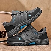 頑丈なトレッドを備えたメンズアウトドアハイキングシューズ、ウォーキング、キャンプ、荒野の旅行に最適な通気性のあるトレイルスニーカー お買い得  メンズスニーカー-頑丈なトレッドを備えたメンズアウトドアハイキングシューズ、ウォーキング、キャンプ、荒野の旅行に最適な通気性のあるトレイルスニーカー