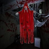 お買い得  ハロウィン-ハロウィーンの飾り、幽霊を吊るす怖い魔女、幽霊の骸骨を吊るす小道具、お化け屋敷パーティー用、ハロウィーンツリーの飾り