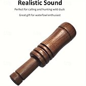 preiswerte Camping-Ausrüstung-Jagdpfeife aus Holz für Wildenten – realistischer simulierter Klangeffekt, robuste Holzkonstruktion, Outdoor-Jagdzubehör für die Gänsejagd und mehr