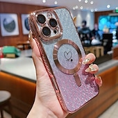 olcso iPhone-tokok-telefon Ügy Kompatibilitás iPhone 16 15 14 Pro Max Plus iPhone 16e iPhone 13 Pro Max Fekete tok zsinórral Vezeték nélküli töltés támogatása Nem sárgul Színátmenet Szénrost