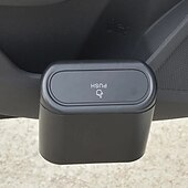 levne Servis vozidel-Závěsný odpadkový koš na dveře auta, mini odpadkový koš do auta s víkem, multifunkční úložný box, organizér na opěradlo sedadla, boční závěsný kontejner pro vozidla