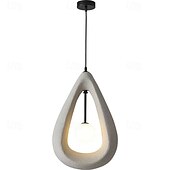 tanie Światła wiszące-Duże, nowoczesne lampy wiszące, japońskie lampy wiszące w stylu wabi-sabi, żyrandol w kształcie kropli deszczu do jadalni, kuchni, wyspy, korytarza, restauracji, g9 50 cm