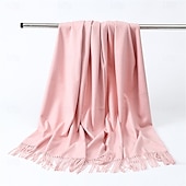 billige Sjal-Pashmina-sjal, sjal til kvinner, stort vinterskjerf, myke sjal og sjal til aftenkjoler, sjal til bryllup
