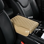 economico Organizzazione spazi-Bracciolo in memory foam per auto, cuscino per console centrale con tasca portaoggetti, porta telefono, scatola per fazzoletti, supporto per gomiti per il comfort di guida