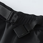 preiswerte Unterteile-Herren Cargohosen Wanderhosen Regenhose zum Wandern Wasserdichte Hosen Winter Außen Normale Passform Wasserdicht Winddicht Unterteile Tasche Dunkelgrau Schwarz Camping / Wandern Laufen XS S M L XL