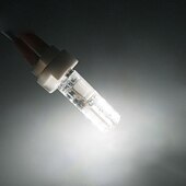 Недорогие Светодиодные двухконтактные лампы-Светодиодные лампы G4 переменного/постоянного тока 12 В 1,2 Вт T3 10 Вт, галогенные лампы JC типа G4 с двухштырьковым цоколем, белый, теплый белый цвет для ландшафтных люстр под шкафами, для освещения