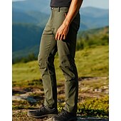 preiswerte Unterteile-Herren Wanderhosen Regenhose zum Wandern Außen Normale Passform Wasserdicht Winddicht Leicht Unterteile Tasche Schwarz Armeegrün Camping / Wandern Laufen S M L XL XXL