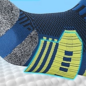 cheap Men&#039;s Socks-Men&#039;s 2 Pairs Multi Packs Socks Running Socks Casual Socks Black White Color Color Block Vacation Sports &amp; Outdoor Daily Basic Medium Spring Fall Fashion Casual