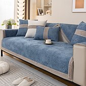 billige Hundesofatrekk-Helårs sofatrekk til hund moderne tweed vevd chenille sklisikkert sofatrekk kjæledyrvennlig