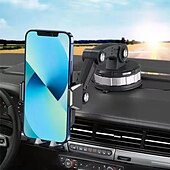 abordables Servicio de Vehículo-Soporte de teléfono con súper adsorción para salpicadero de coche, soporte con ventosa, soporte universal creativo de navegación, ajustable para parabrisas, soporte para teléfono con GPS y smartphone.