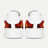 baratos Sapatos de impressão gráfica-Tênis masculino Ruth Thompson Dragon Art edição limitada – calçados casuais com estampas de fantasia para amantes de mitologia e looks criativos