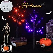 abordables Luces decorativas-árbol de Navidad Sin Cuerdas ON / OFF día de Gracias Víspera de Todos los Santos USB 1 PC