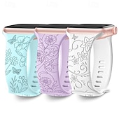 Недорогие Ремешки для часов Apple-Совместим с Ремешок для часов Apple Watch 38мм 40мм 41мм 42мм 44мм 45мм 49мм Регулируется силиконовый Сменный ремешок для часов для iwatch Ultra 2 Series 9 8 7 SE 6 5 4 3 2 1