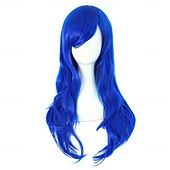 abordables Perruques de fête-Perruque de cosplay d&#039;Halloween avec cheveux bouclés longs de 28 à 70 cm