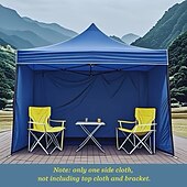 お買い得  キャンプ用品-インスタントポップアップテント生地、屋外保護、厚手のグランドシート、キャンプテントやガゼボに最適（フレームやトップは含まれていません）、サイド使用、グランドシートだけで簡単にセットアップできます。
