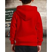 billiga Pojkens 3D Sporter &amp; Spel-Pojkars casual hoodie med tung tung tung saur roligt abstrakt tryck 3D-grafik hoodie långärmad vår höst mode streetwear barn 4-12 år huva utomhus casual daglig normal passform