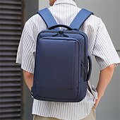 preiswerte College-Rucksäcke-Schlanker Unisex-Laptop-Rucksack für Schule und Büro – minimalistischer, wasserdichter Business-Tagesrucksack mit mehreren Fächern für Studenten und Berufstätige